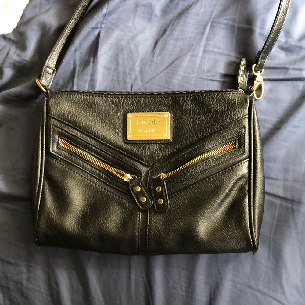 Small black crossbody purse